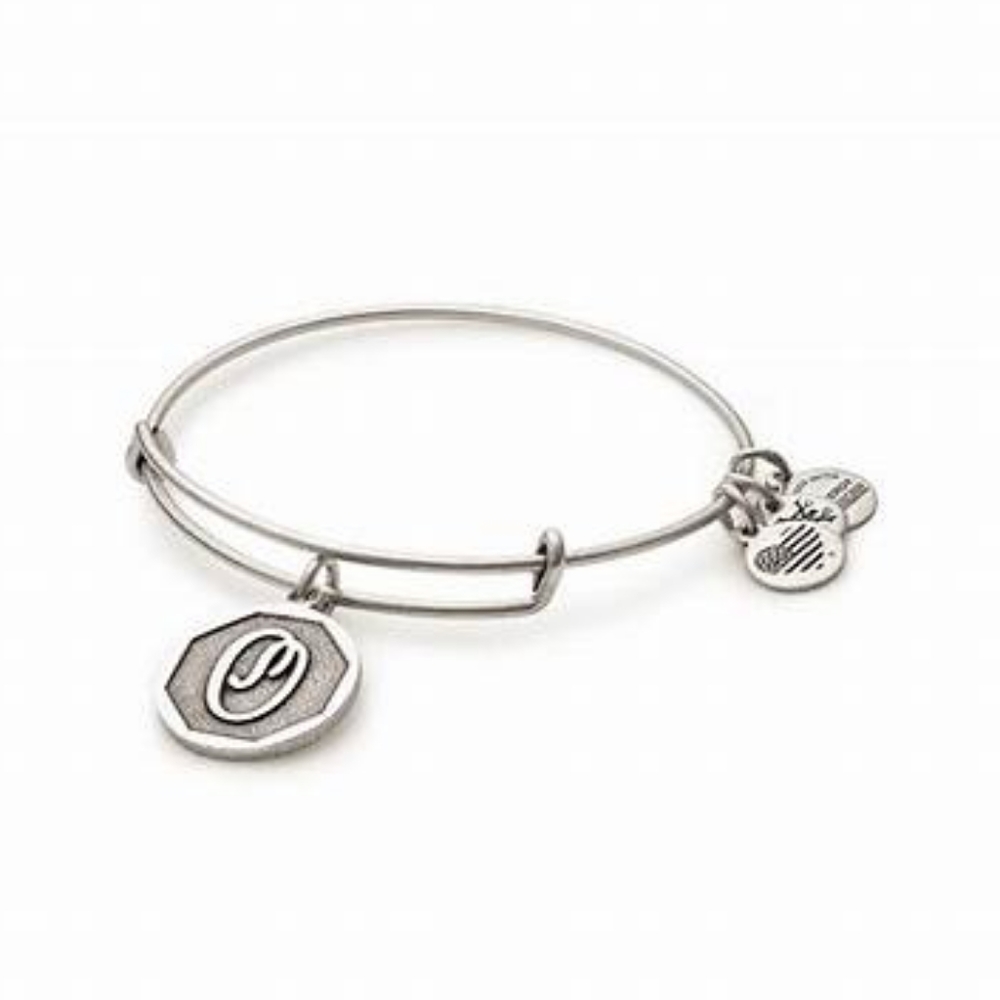 NWT, Alex and Ani Letter O Bracelet